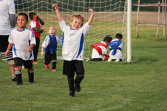 He scored!!